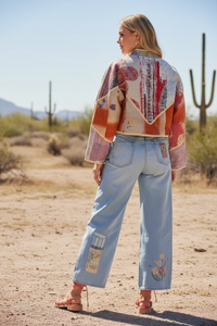Bohemian Vintage Kantha Reversible Handmade Short Style Jacket - Madison