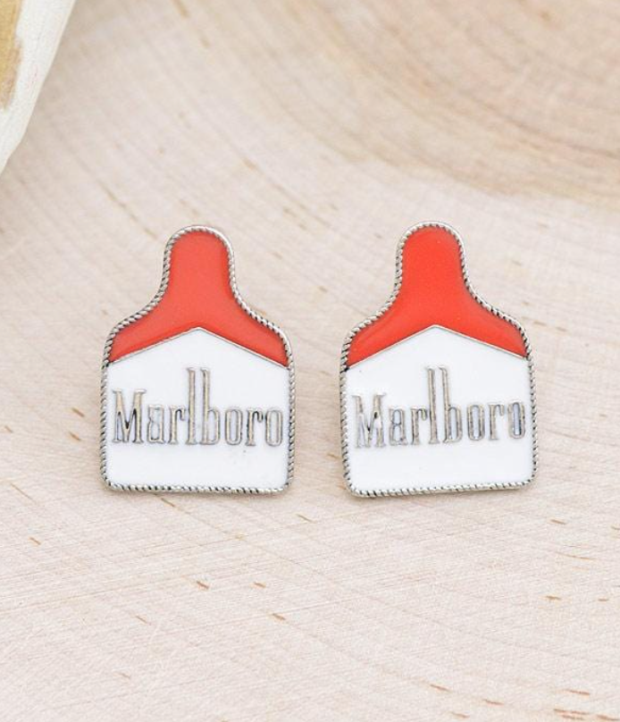 Marlboro Western Earrings