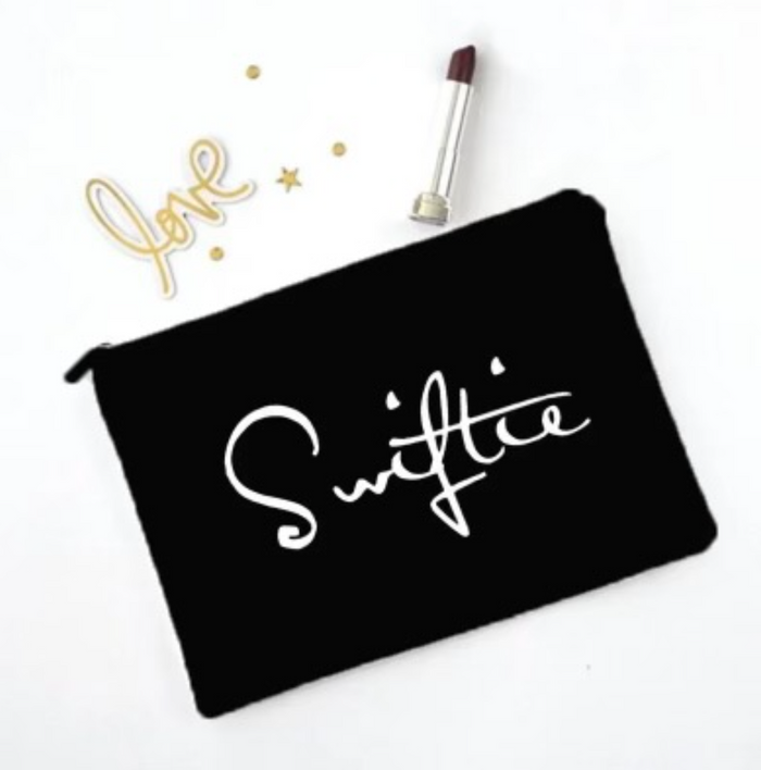 Black Swiftie Cosmetic Bag
