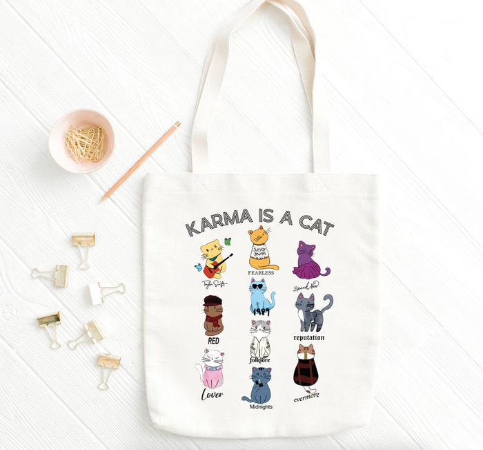 Karma is a Cat Tote
