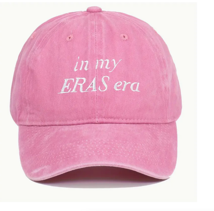 In My Eras Era Baseball Hat - Light Pink