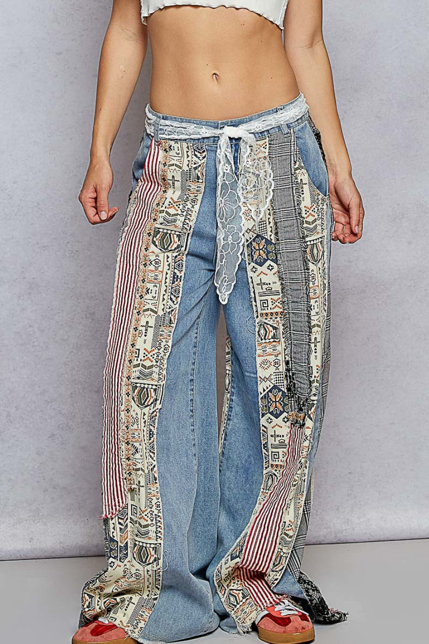 Navajo Embroidered Jeans