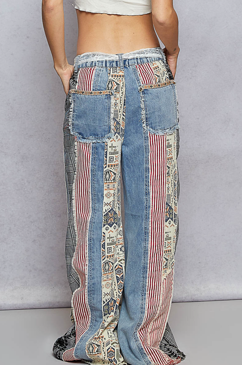 Navajo Embroidered Jeans