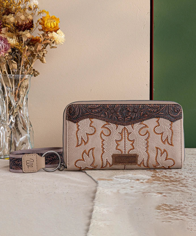 Wrangler Boot Stitch Bifold Wallet