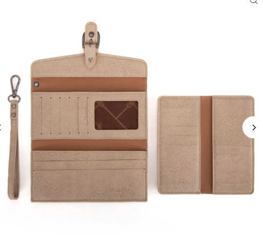 Wrangler Wallet/Wristlet- Tan