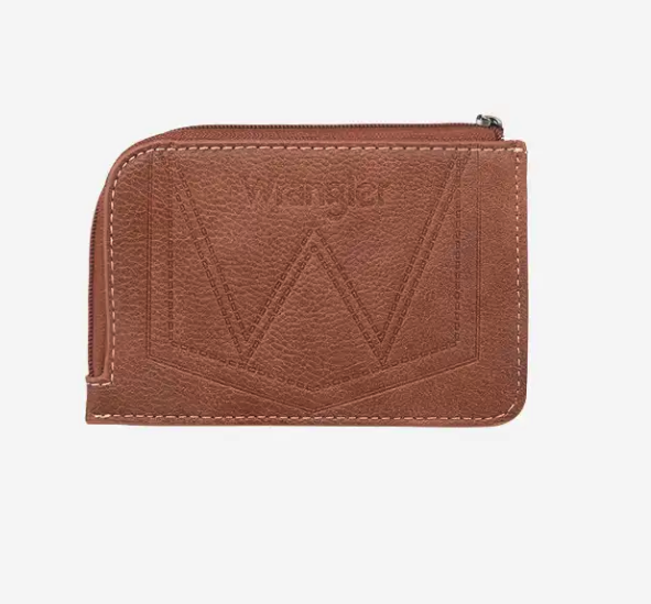 Wrangler Southwestern Art Print Mini Zip Card Case