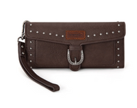 Wrangler Wallet/Wristlet- Brown