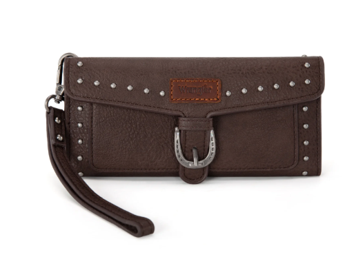 Wrangler Wallet/Wristlet- Brown