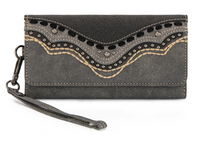 Montana West Embossed Collection Wallet - Gray