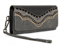 Montana West Embossed Collection Wallet - Gray