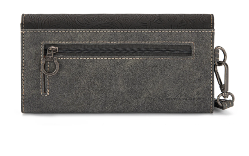 Montana West Embossed Collection Wallet - Gray