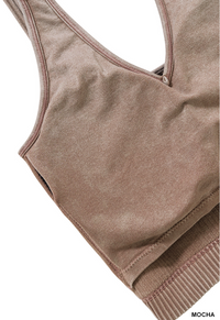 Long Lines Padded Brami  - Dusty Pink