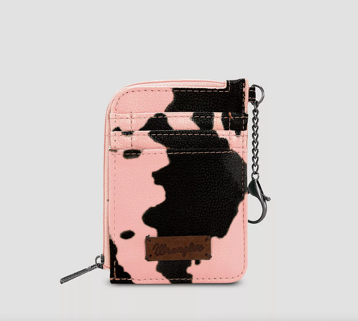 Wrangler Pink Cow Print Wallet