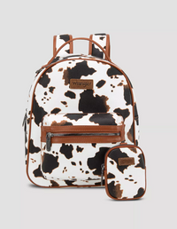 Wrangler Cowhide Backpack with Coin Purse