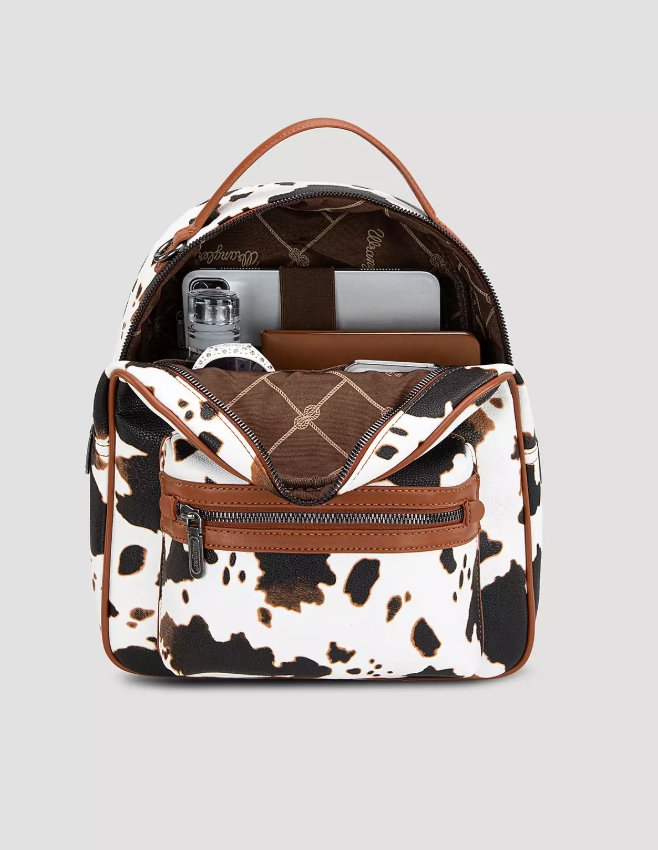 Wrangler Cowhide Backpack with Coin Purse