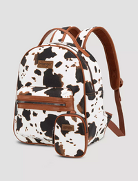 Wrangler Cowhide Backpack with Coin Purse