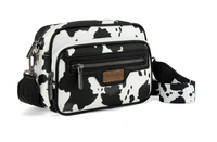 Wrangler Crossbody Crossbody Cow Print Black
