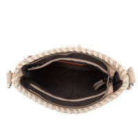 Trinity Ranch Hair-On Cowhide Fringe Concealed Carry Crossbody Bag - Tan