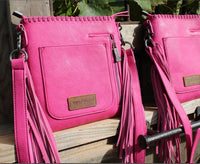 Trinity Ranch Hair-On Cowhide Fringe Concealed Carry Crossbody Bag