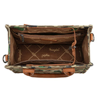 Wrangler Camo Print Tote/Crossbody - Olive