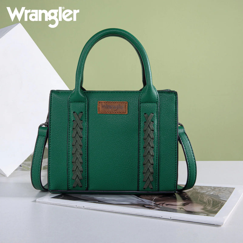 Wrangler Whipstitch Mini Tote/Crossbody - Dark Green