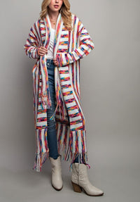 Vibrant Fun Fringed Duster