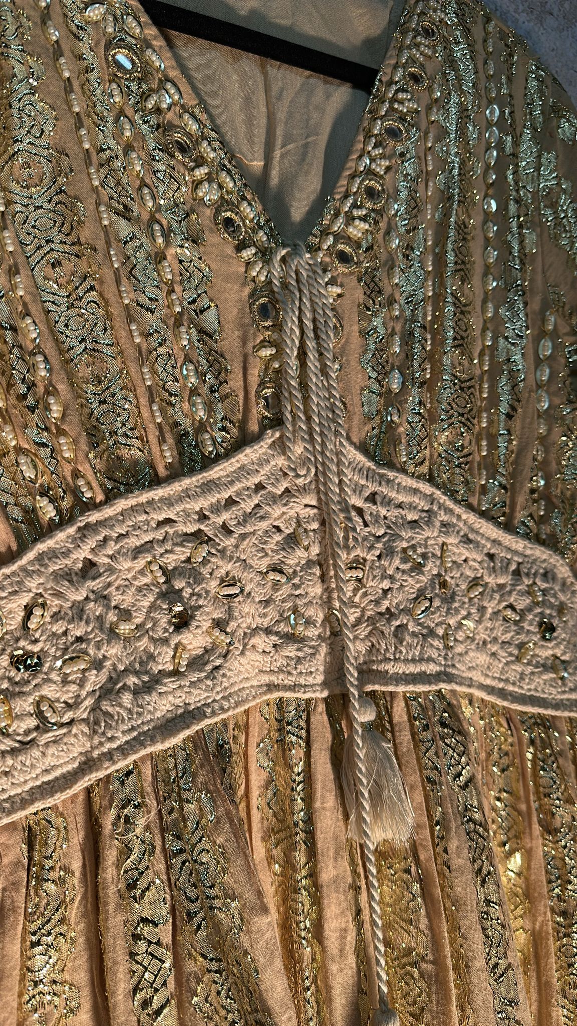 Crochet Embroidered Dress