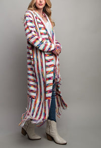 Vibrant Fun Fringed Duster