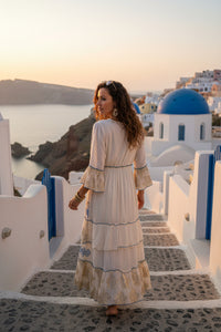 Santorini Lux Maxi Dress