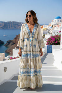 Santorini Lux Maxi Dress