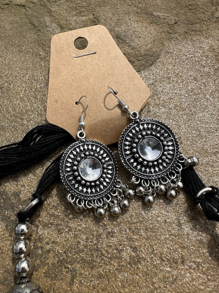 Over the Moon Necklace and Earring Set