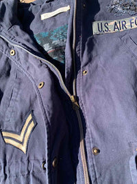 Airman Soldier Embellished Jacket Navy