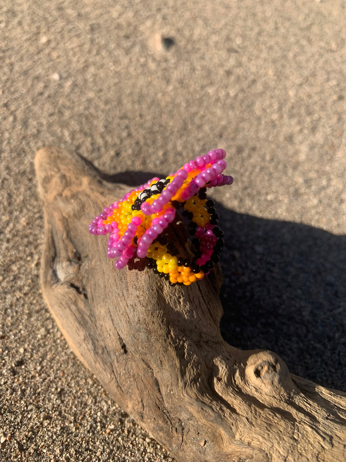 Floral Dreams Beaded Ring