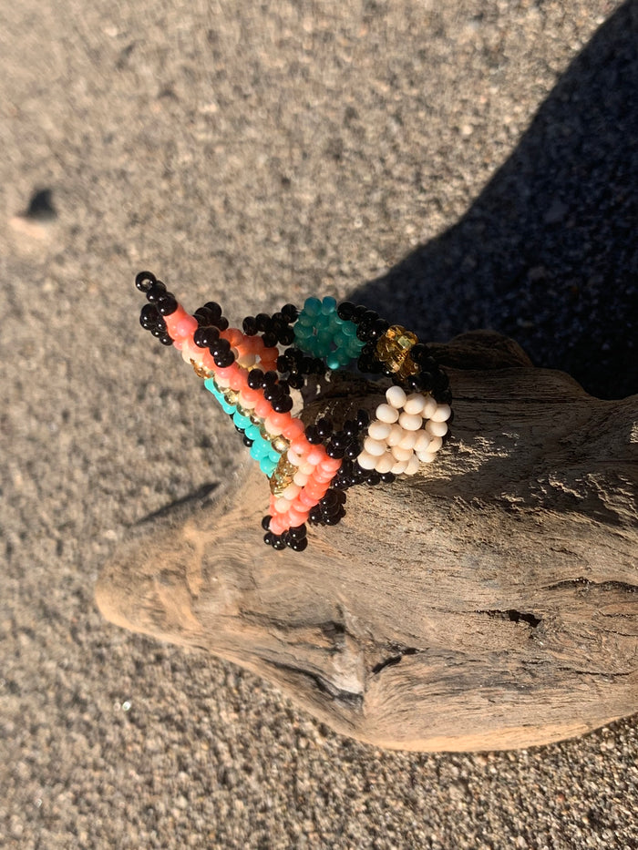 Road Trippin Beaded Ring