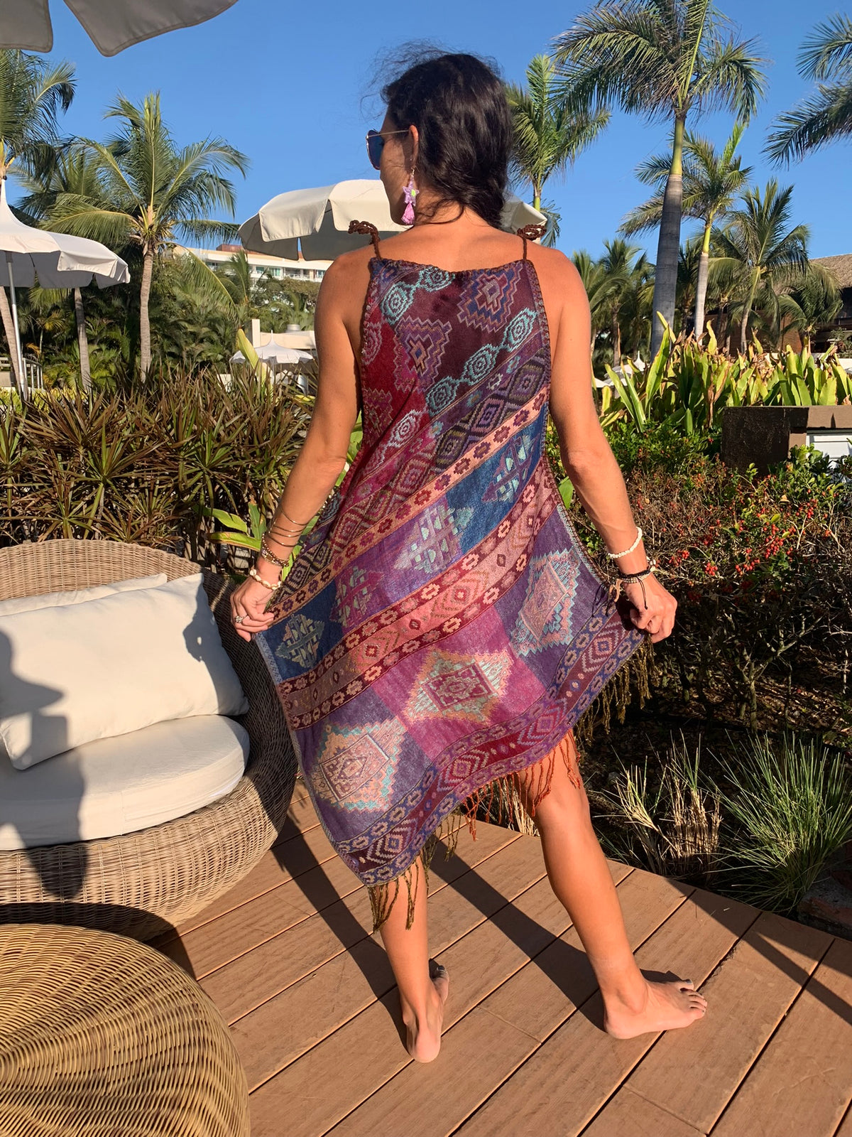 Bermuda Fringed Dress