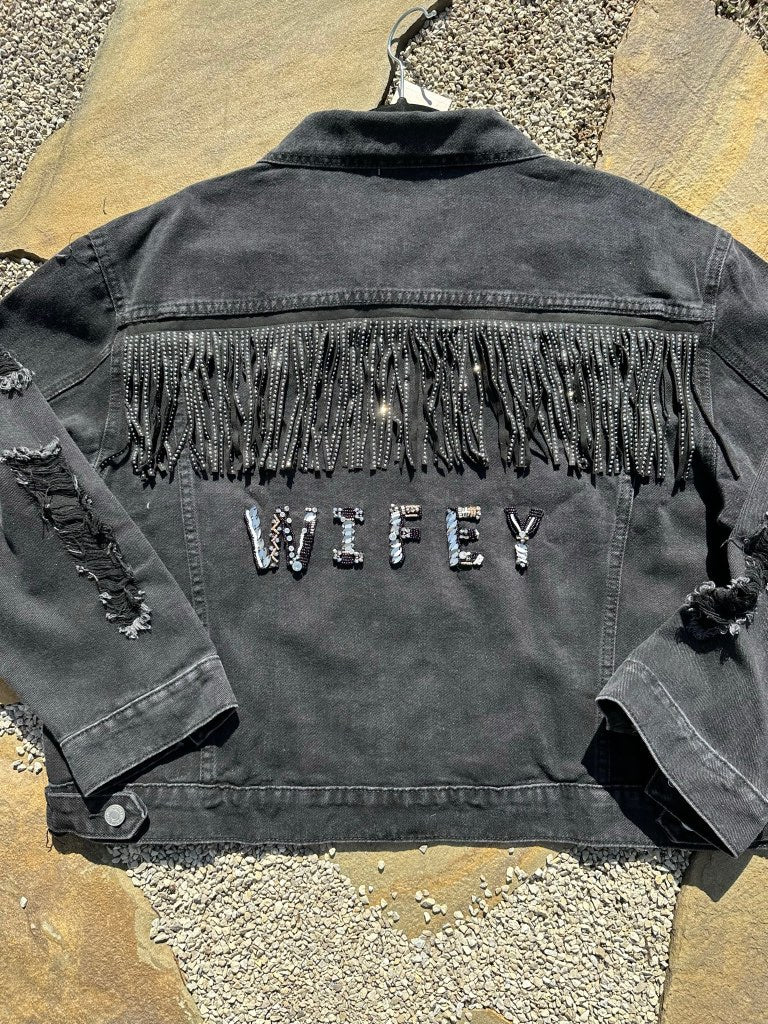 Wifey Embellished Jacket