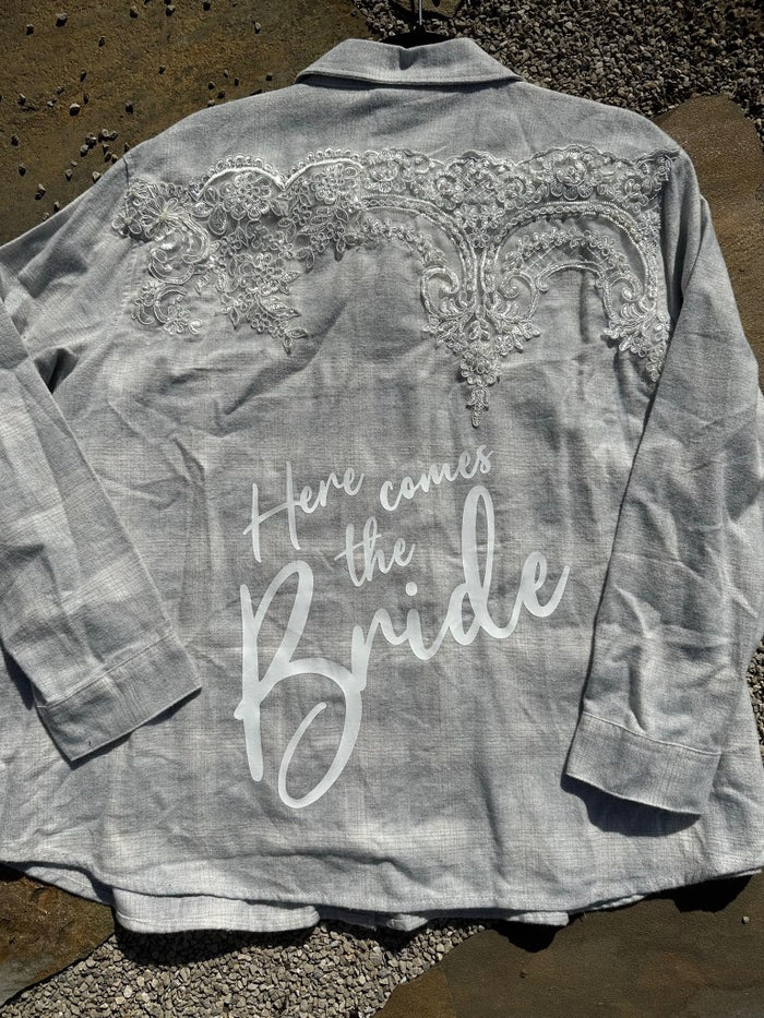 Here Comes the Bride Flannel - XL