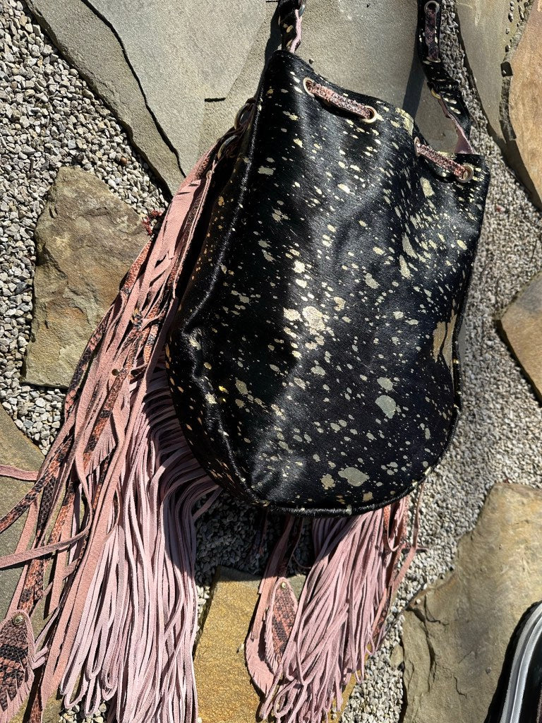 Moondust Crystal Fringed Bag